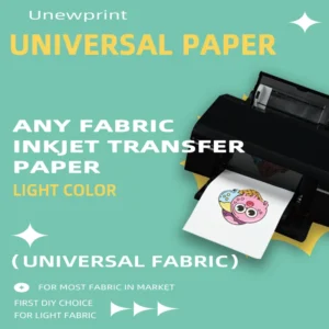 Inkjet Printable Light Heat Transfer Paper for Light-Colored Fabrics
