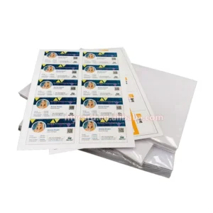 Inkjet Printable PVC ID Card Non-Laminated Sheets for Roller Laminators