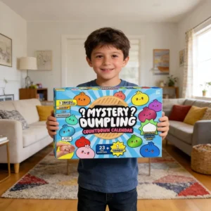 Innovative Shape 24Pcs Unisex Adult Stress Relief Toy Mystery Dumpling Bag Fidget Squishy Advent Calendar Blind Box Squeeze