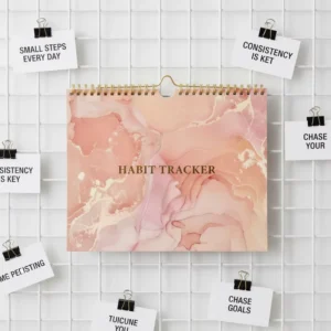 Inspirational Habit Tracker Planner Wall Calendar