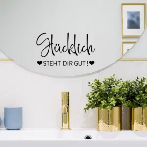 Inspirational Phrases Self-Adhesive Wall and Mirror Stickers