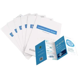 Installation Manuals Printed Brochures Promotional Leaflets Catalogues Color Pages Single Page Flyers Folded Coated Paper Film