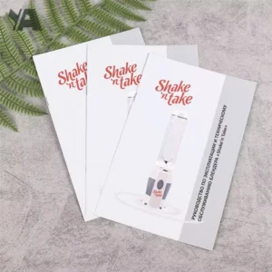 Instruction Manual Printed Folded Flyer Leaflet Brochure Pamphlet With Custom Printing