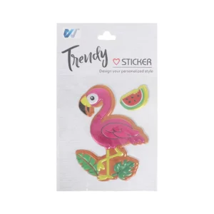 Japan Style Window Decorative DIY Circular Pattern Puffy Stickers for Kids Water-Resistant UV-Printed Colorful
