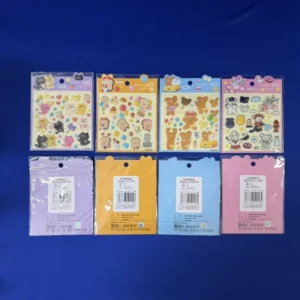 Japanese 3D Embossed Cartoon Character Sticker Sheets for Phone Decoration