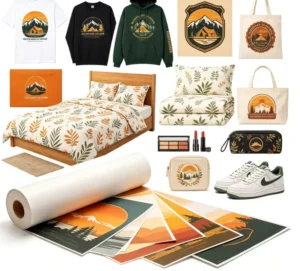 Jiangsu Factory Sublimation Transfer Paper, 29-120gsm, Quick-Dry, High Ink Absorption, Digital Heat Transfer for Textile Printing