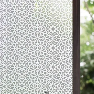 Jinyi PVC Decorative Window Film Static Cling Window Countertop Cablnet Door Kitchen Bathroom Home Office School Wall Sticker