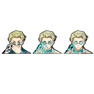 Jujustu Kaisen Character Nanami Kento Wall Stickers Waterproof 3D Motion Stickers Gift Home Decor