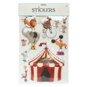 Kids’ Cartoon Room Wall Stickers with Dinosaur, Unicorn, and Car Designs