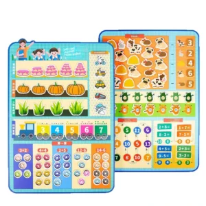 Kindergarten Calendar Children’s Weather Cognition Board Week Sticker Cards Quiet Book Educational Toy Material Kit Ages 4-6