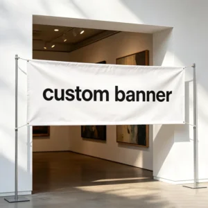Knitted Polyester Fabric Banner, Custom Logo Printed Tear-Resistant Full Color Wedding Event Backdrop