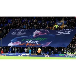Knitted Polyester One-Sided Large Giant Human Wave Football Flag Banner USA UK Brazil Saudi