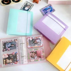 Korean Style PP Transparent Card Holder Storage Album Loose-Leaf Pages for Photo Sticker Storage (Customizable Size)