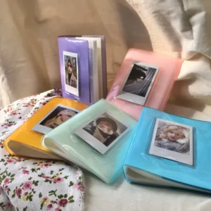 Kpop Cartoon Mini 3-Inch Jelly Photo Album, 80 Inserts