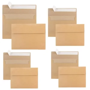 Kraft A7 5×7-Inch Envelopes for Thank You Cards, Invitations, Wedding Cards, and Gift Cards