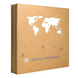 Kraft Cover Photo Album, 4×6-Inch, Holds 500 Photos, for Travel Memories