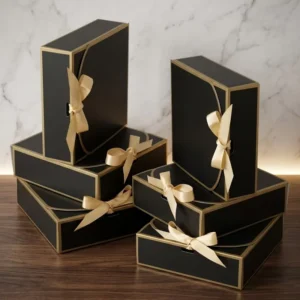 Kraft Paper Gift Box for Jewelry and Small Business Packaging