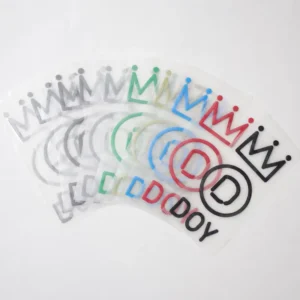 Labels Factory Custom 3D Raised Private Logo High Density Heat Transfer Printing Stickers for Clothing