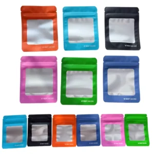Laminated 3.5g 7g 28g Zipper Holographic Mylar Recyclable Food-Grade Bags