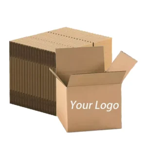 Large Brown Corrugated Carton Moving Storage Box Custom Size Strong 5-Ply Cardboard Shipping Box