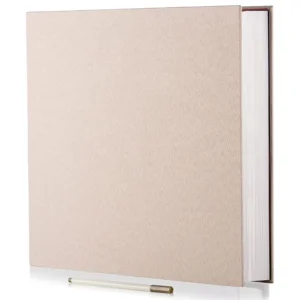 Large-Capacity 6-Inch Cloth-Laminated Photo Album, Screw Binding, Self-Adhesive Pages for Baby Photos