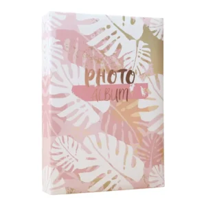Large Capacity 6-inch Photo Album, Holds 300 Photos, Memo, Vintage PP Inserts, Baby and Wedding Album