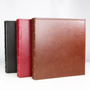Large Capacity Baby 6 Inch Photo Album with Leather Fabric Cover Holds 500 Photos Customizable for Family Use and Photo Storage