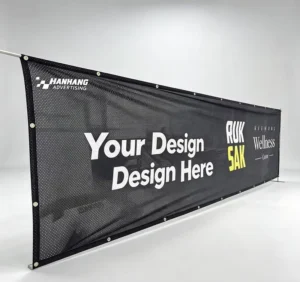 Large Custom Polyester Cloth Banner Stage Backdrop Fabric Mesh Printing