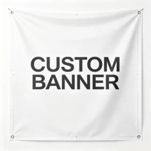 Large PVC Flex Vinyl Banner, Fiber-Backed, Night Market Stall Display
