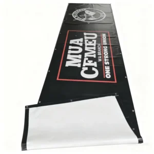 Large Portable Retractable Foldable PVC Vinyl Banner Custom Printed Waterproof Tarpaulin