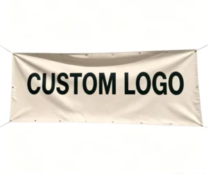 Large Vinyl Custom Banner with Digital Printing and Grommets for Advertising Display