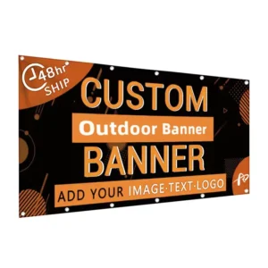 Large Vinyl Sign Full-Color Printed Outdoor Banner Promotional Advertising Flags and Banners with Logo