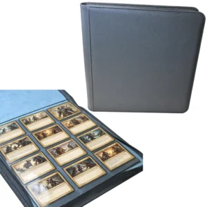 Large Zippered Trading Card Binder, 480 Cards, 12-Pocket