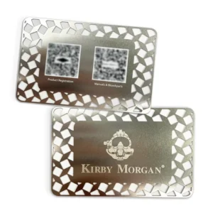 Laser Cut Stainless Steel Metal Business Card with Logo