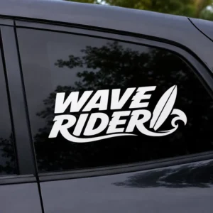 Laser Die Cut Vinyl Car Stickers Weather Resistant Car Window Decor Decals