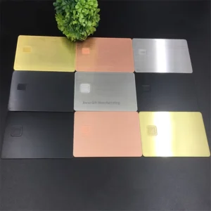 Laser Engraved Gold Mirror Metal Business Cards Custom Logo Vip Membership Gift Card