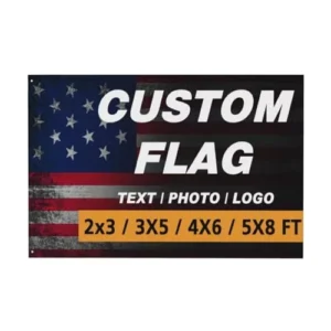 Latest Custom Free Design Digital Printed Polyester Outdoor Flags Advertising Banners Fiberglass Custom Size
