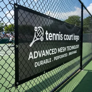 Latex Printed PVC Mesh Fence Banner, Custom Outdoor Large Format Factory OEM