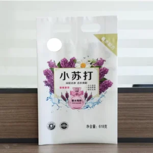 Laundry Soap Powder Plastic Bag with Custom Logo, Washing Powder Packaging Pouch