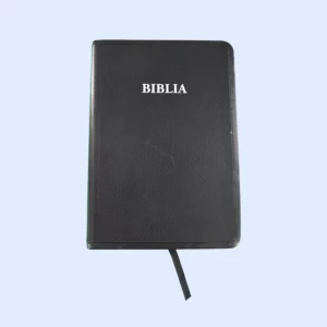 Leather Cover Bible in Spanish, French and English