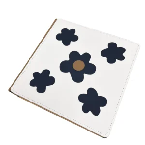 Leather Hardcover Alignment Photo Album Gicle Printed 8×8 and 10×10 Inch for Baby Shower