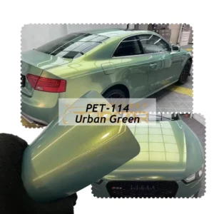 Light Urban Green Color Changing PVC Film with IR Protection Car Decals Stickers Vinyl for Car Body