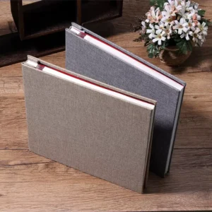 Linen Cover Self-Adhesive Scrapbook Album DIY 4×6 Photo Album