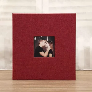 Linen Window Self-Adhesive Photo and Stamp Album