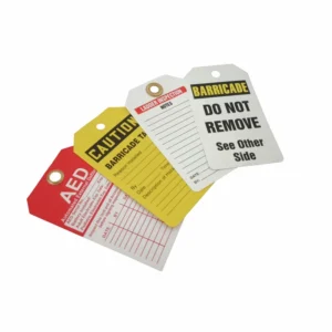 Lockout Tag Safety Tags Warning Card My Life Is on the Line Custom Warning Hang PVC 8Tags Paper Safety Signs Tags