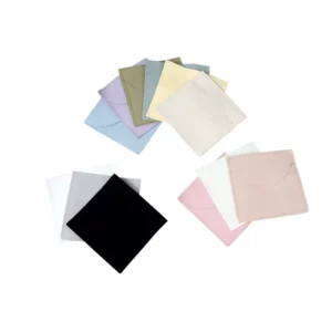 Logo Customization Rectangle Flap Velvet Jewelry Packaging Pouches