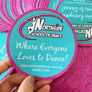 Logo Stickers Die Cut Gloss Lamination Waterproof Recyclable Kraft Stickers for Water Bottles and Laptops