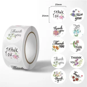 Logo Stickers for Packaging Wall Stickers 3D Home Decoration for Bed Room Cosmetic Label Stickers