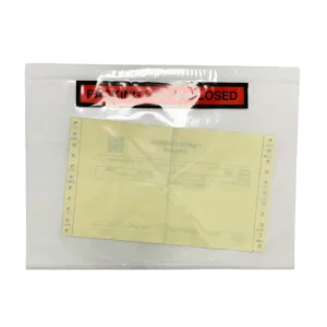Long Side-Opening Clear Adhesive Invoice Packing Slip Envelope