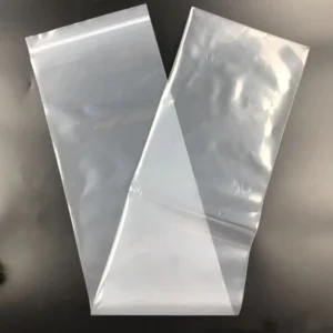 Long Ziplock BOPP Pouch Transparent Slim Storage Bag for Mobile Phone Accessories, Pens, Food and Noodles, Recyclable, Customizable Size